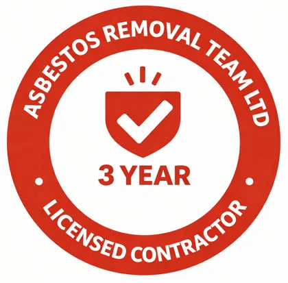 HSE 3 year licensed asbestos contractor certification Asbestos Removal Team Ltd